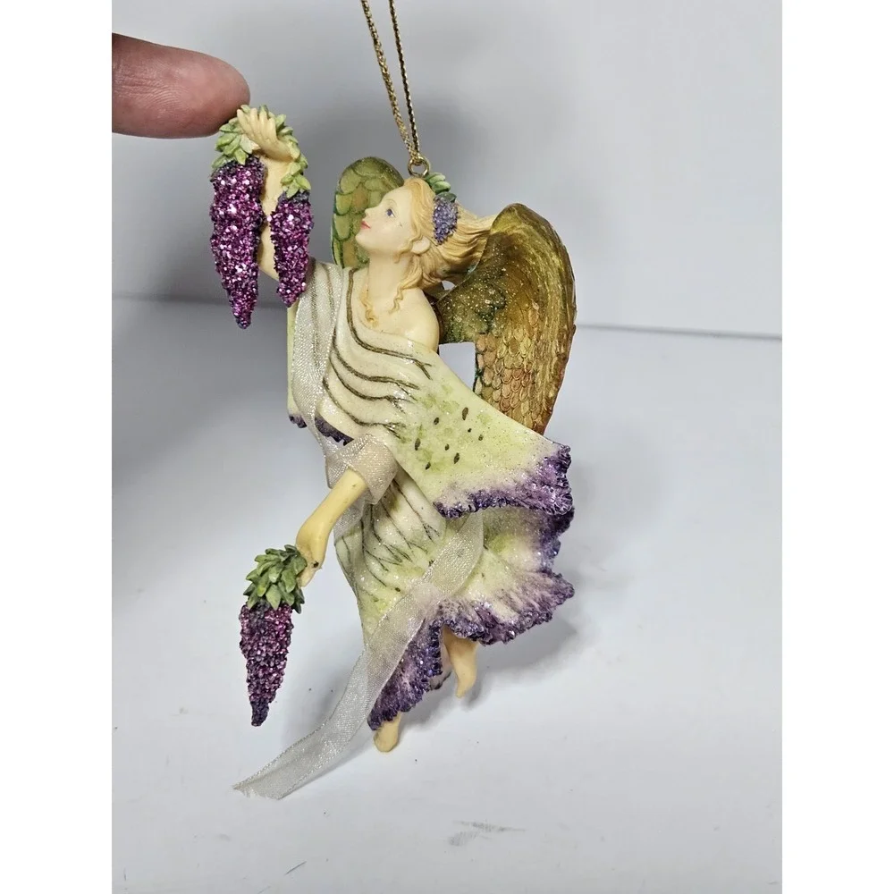 Ashton Drake Wisteria Daydream Angels Glowing Garden Heirloom Fairy Ornament